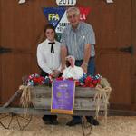 Grand Champion Turkey - Morgan Morell; Buyer - James and Delane Morell