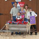 Grand Champion Single Fryer Rabbit - Caitlin Schroell; Buyer - Cary and Adam Herndon