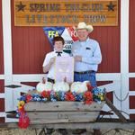 Reserve Champion Broilers - Aaron Cook; Buyer - Troy and Kelly Thompson