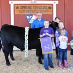 Grand Champion Steer - Hailey Davis; Buyer - Randall Reed Planet Ford 59