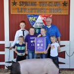 Grand Champion Swine - Allyson Hollenbeck; Buyer - Randall Reed Planet Ford 59
