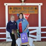 Grand Champion Goat - Chelsea Harden; Buyer - Spring Stampede