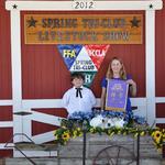 Grand Champion Fryer Rabbits - Joseph Hughes; Buyer - Danny and Barbara Drake