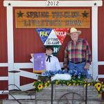 Grand Champion Single Fryer Rabbit - Joseph Hughes; Buyer - Wayne and Delores Thompson