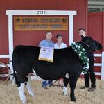 Reserve Champion Steer - Keith Harrison; Buyer - Andy and Mary Cochrum