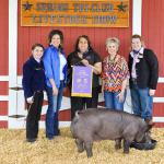 Grand Champion Swine - Makayla Lockwood; Buyer - Spring Stampede