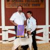 Grand Champion Goat - Clayton Lockwood; Buyer - Premium Air Services