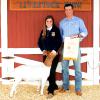 Reserve Champion Goat - Natalie Bennett; Buyer - Frost Bank, Ryan O'Hara