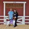 Grand Champion Goat - Natalie Bennett SFFA; Buyer - Andy and Mary Cochrum