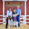 Grand Champion Goat - Reyna Hopkins SFFA; Buyer - Troy and Kelly Thompson