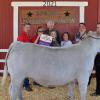 Grand Champion Steer - Regan Greer 4-H; Buyer - James and Delane Morell and Dirty Dozen Buyers Group