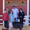 Reserve Champion Swine - Nadia Lopez CWFFA; Buyer - Tom and Michelle Huggart