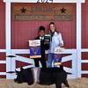 2024 Grand Swine – Lakaiyah Tyson, Carl Wunsche FFA; Buyer – Don and Collette Bayer